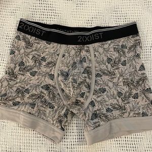 Mens 2(x)ist boxer brief, gray, size S. NWOT.